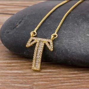 INITIAL LETTER “T” NECKLACE